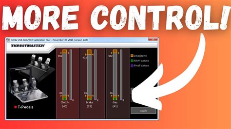 How To Calibrate Thrustmaster T3PA Pedals? - YouTube