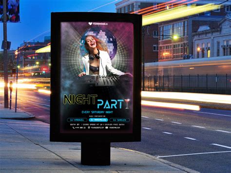 Night Party Flyer Template by Salmaan Ansari on Dribbble