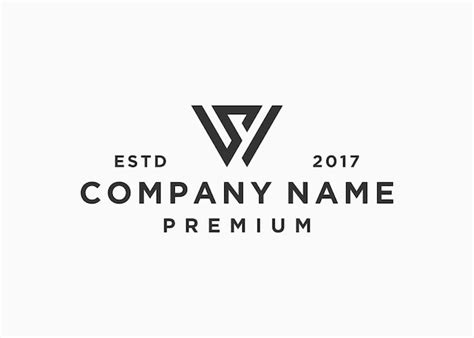 Premium Vector | Letter sw logo design vector illustration template