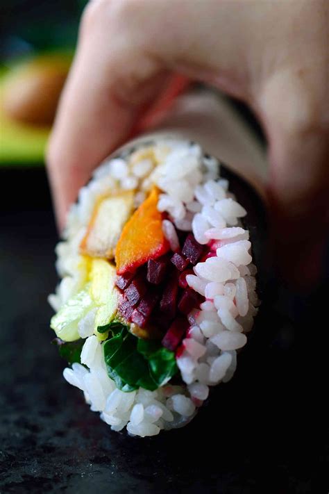 Teriyaki Tofu Sushi Burrito Recipe - Cilantro and Citronella