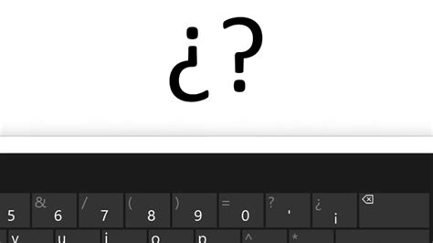 Como Poner Signos De Interrogacion En Teclado - Image to u