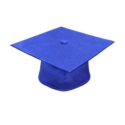 Matte Royal Blue High School Graduation Cap and Gown