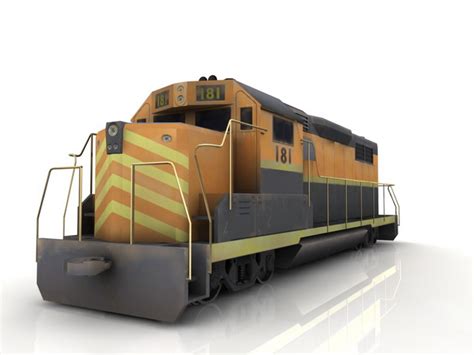 3d Train Model Free Download