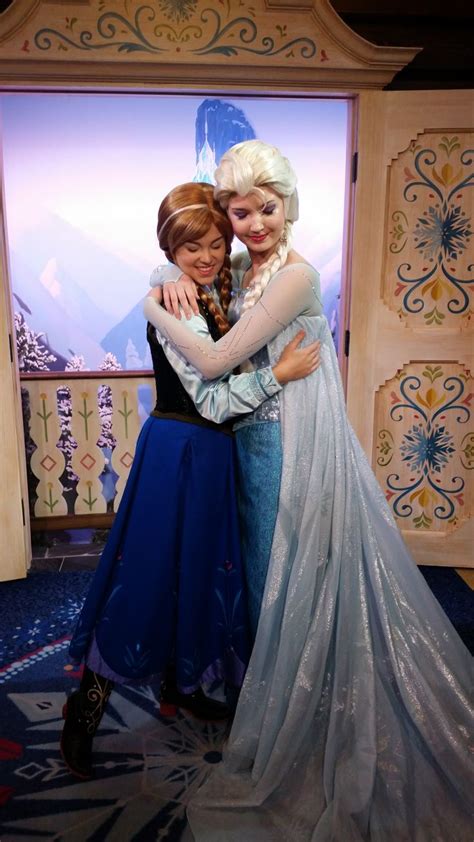 Elsa and Anna | Disney face characters, Disney world characters, Queen elsa