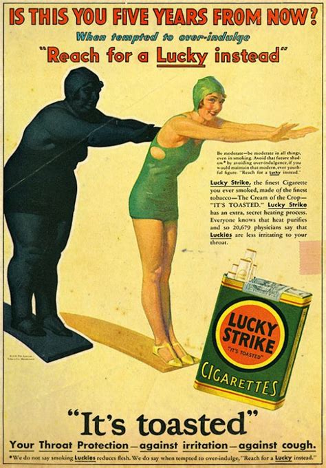 17 Vintage Lucky Strike Ads: 'Smoking Diet' for Weight Loss?