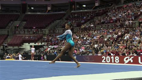 Shilese Jones - Floor Exercise - 2018 GK U.S. Classic - Senior Competition - YouTube