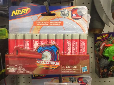 Nerf mega accustrike darts at target : r/Nerf