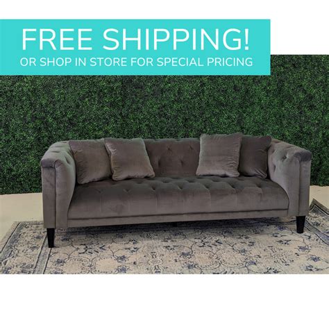 Romona 3-seat Gray Sofa - Wallaroo's Furniture & Mattresses