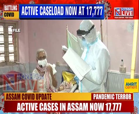 Assam's active covid tally stands at 17,777 with 3,390 fresh cases in 24 hours | Northeast Live