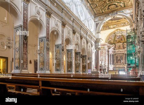 Interior of the Amalfi Cathedral Stock Photo - Alamy