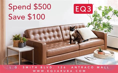 NoticiaCla - EQ3 Furniture and Accents offers specials