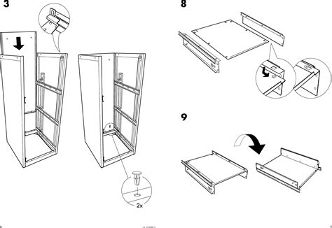 Ikea Erik File Cabinet 16 1 8X41 Assembly Instruction