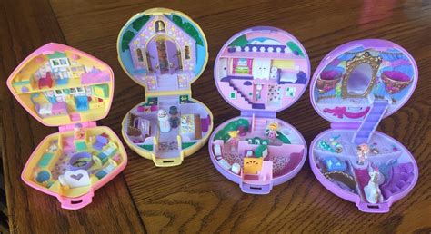 Polly Pocket vintage Bluebird compacts- 90% complete! Wedding, Baby and more! | #1891078487