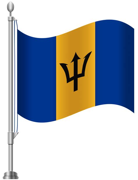 Barbados Flag PNG Clip Art