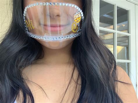 Clear face maskFREE shipping Plastic reusable mask custom | Etsy