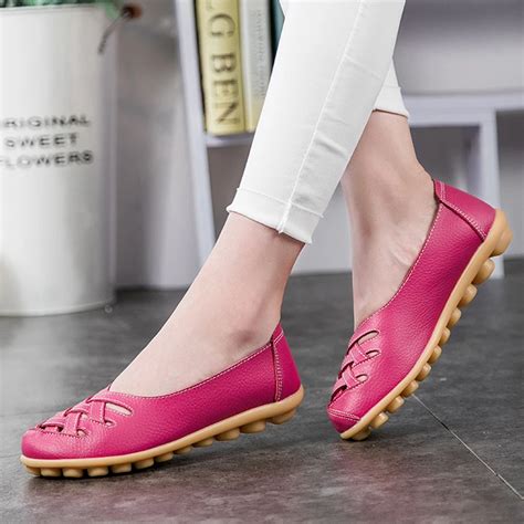 KUIDFAR Women Flats 2018 New Women Shoes Fashion Solid Soft Loafers ...