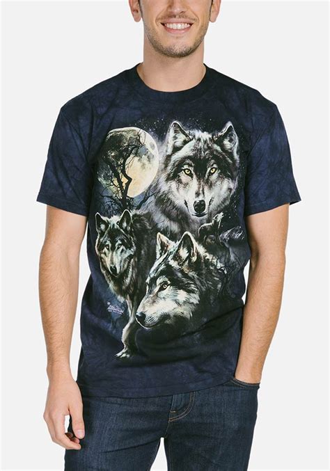 Moon Wolves Collage T-Shirt