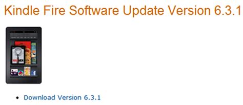 [Download] Kindle Fire's New Software Update v6.3.1 Brings Additional ...