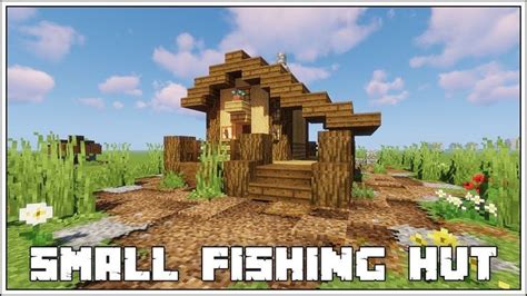 Minecraft Tutorial SMALL FISHING HUT! - YouTube #minecraftbuildingideas Mine... - #FISHING #HUT ...