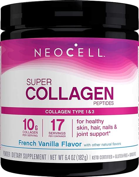 NeoCell Super Collagen Type 1 & 3, French Vanilla, 181g : Amazon.co.uk ...