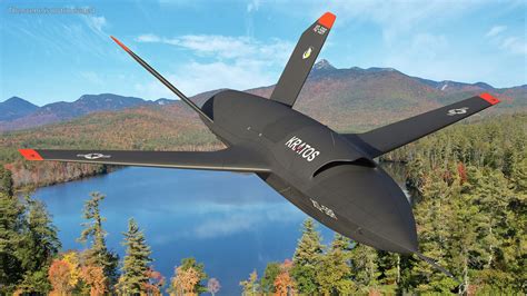 Valkyrie Kratos XQ-58 Combat Military Drone Rigged 3D Model $89 - .max ...