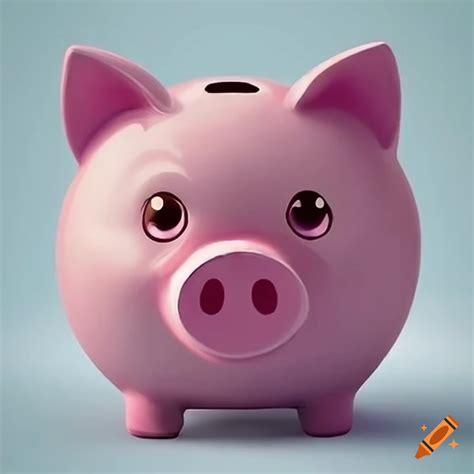 Anime piggy bank figurine