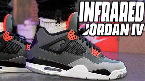 Air Jordan 4 Infrared Review And On Foot In 4K - YouTube