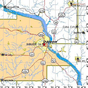 Dubuque, Iowa (IA) ~ population data, races, housing & economy