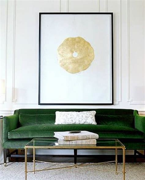 Emerald Green Living Room Ideas - an indigo day