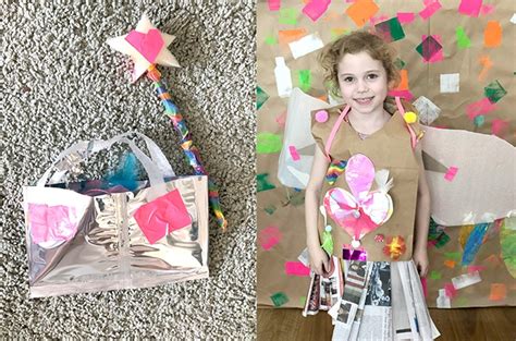 How to Make DIY Kids Costume from Recycled Materials