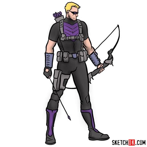 Take Your Bow: Learn How to Draw Hawkeye Step-by-Step