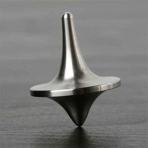 ForeverSpin Brushed Steel Spinning Top | Fidget Toys | Drop