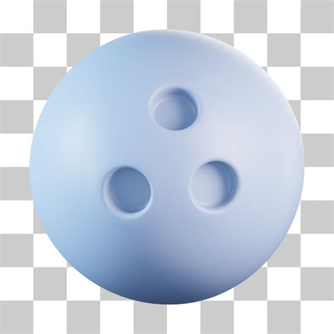 Premium PSD | Bowling game equipment 3d icon