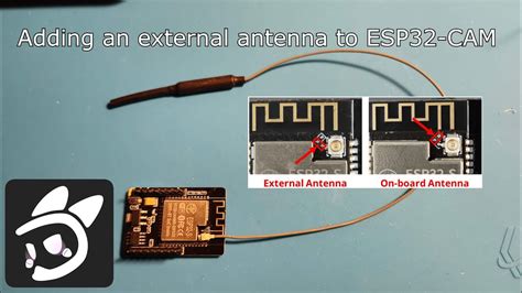 How to add an external antenna to an ESP32-CAM (2 methods) - YouTube