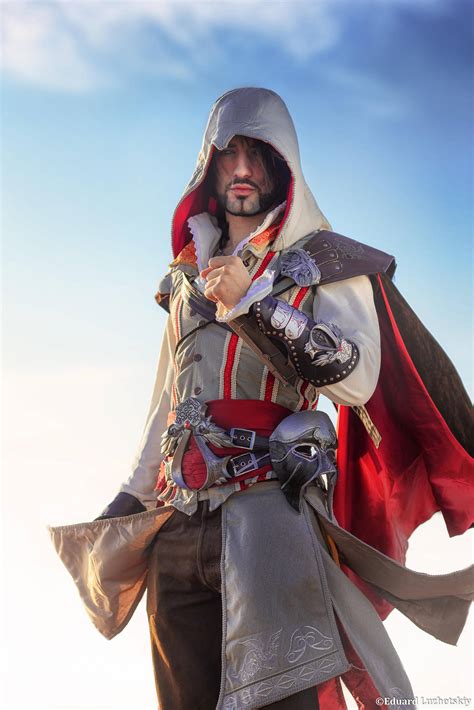 Ezio Auditore - Assassassin's Creed 2 Cosplay Art by LeonChiroCosplayArt on DeviantArt