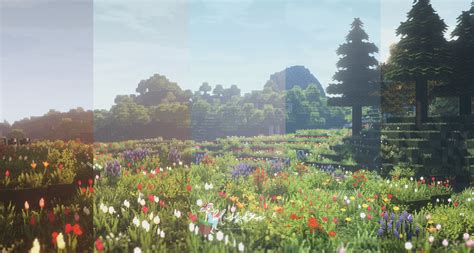 Blisschen on Twitter: "how do y'all feel about flower forest biome gradients btw?~ ☀️🌻 https://t ...