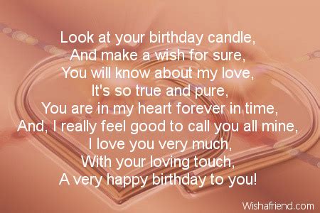 Boyfriend Birthday Poems