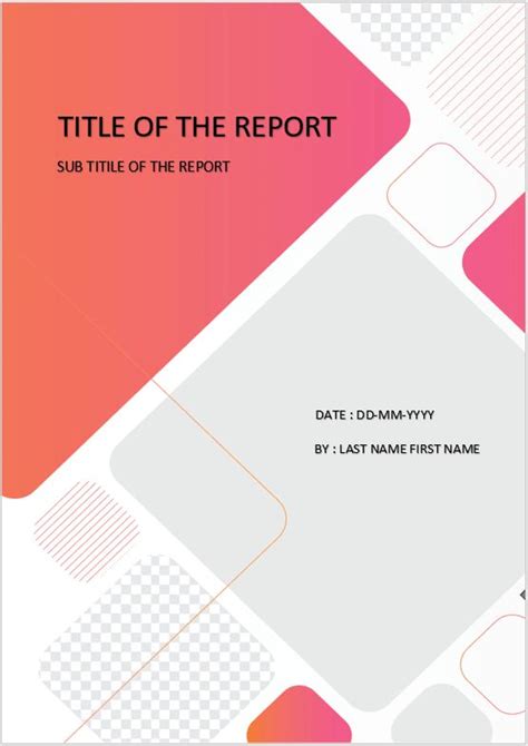 Cognos Report Design Document Template (6) | PROFESSIONAL TEMPLATES ...