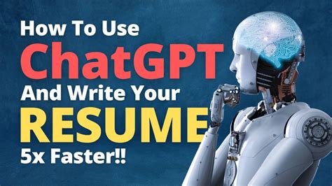 How to Use ChatGPT for Resume