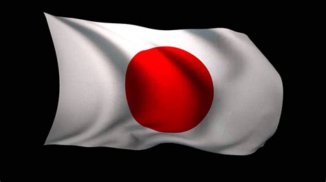 3D Rendering of the flag of Japan waving in the wind. - YouTube