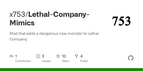 GitHub - x753/Lethal-Company-Mimics: Mod that adds a dangerous new ...