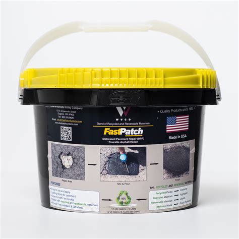 FASTPATCH DPR Pourable Asphalt Repair 3-Gal Kit - 1026209-KITB