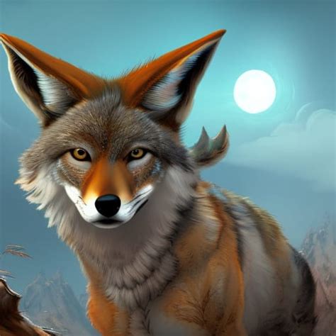 cute coyote, flurry fur by GiuseppeDiRosso on DeviantArt