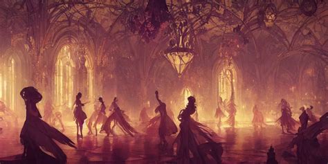 beautiful render of a ballroom, concept art, some | Stable Diffusion