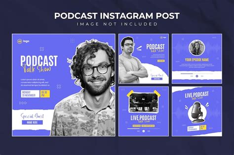 Premium PSD | Podcast Talk Show Social Media Post