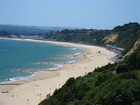 Poole beaches from the cliffs by Charles D P Miller, via Flickr ...