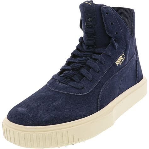 PUMA - Puma Men's Breaker Hi Peacoat / Whisper White High-Top Suede Sneaker - 12M - Walmart.com ...