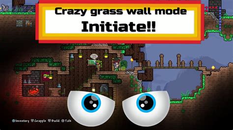 grass wall...GRASS WALL!!😵 Road to 1.3 Terraria Console Lets Play - YouTube