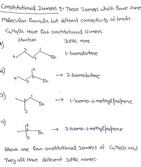 Draw Structural Isomers