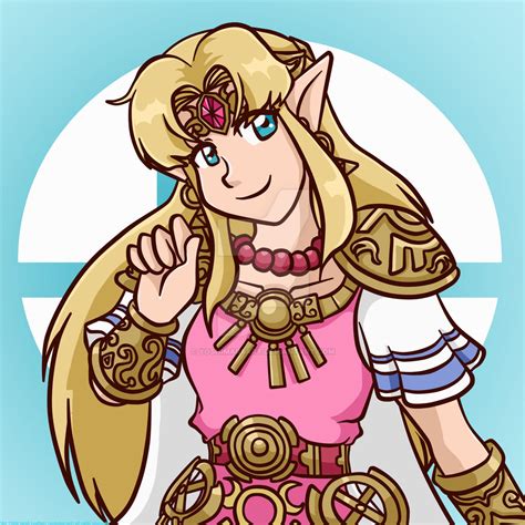 Smash Bros Ultimate - Zelda! by yoshimarsart on DeviantArt